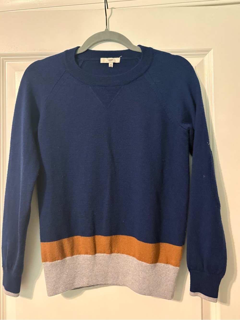 Madewell 100% Merino Wool Colorblock Crewneck Sweater size M
Classic Collegiate